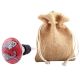 2 Pieces Peach Fish Flat Ceramic Wine Bottle Stopper